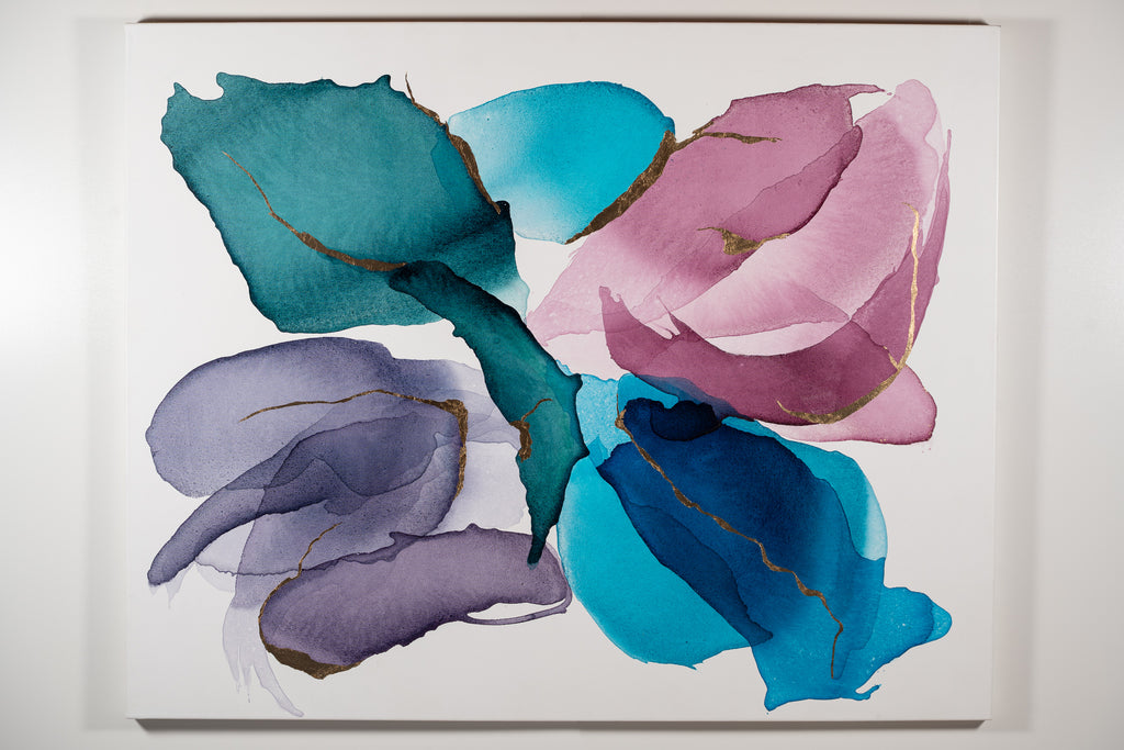 Aurum Bloom | 48"x60"