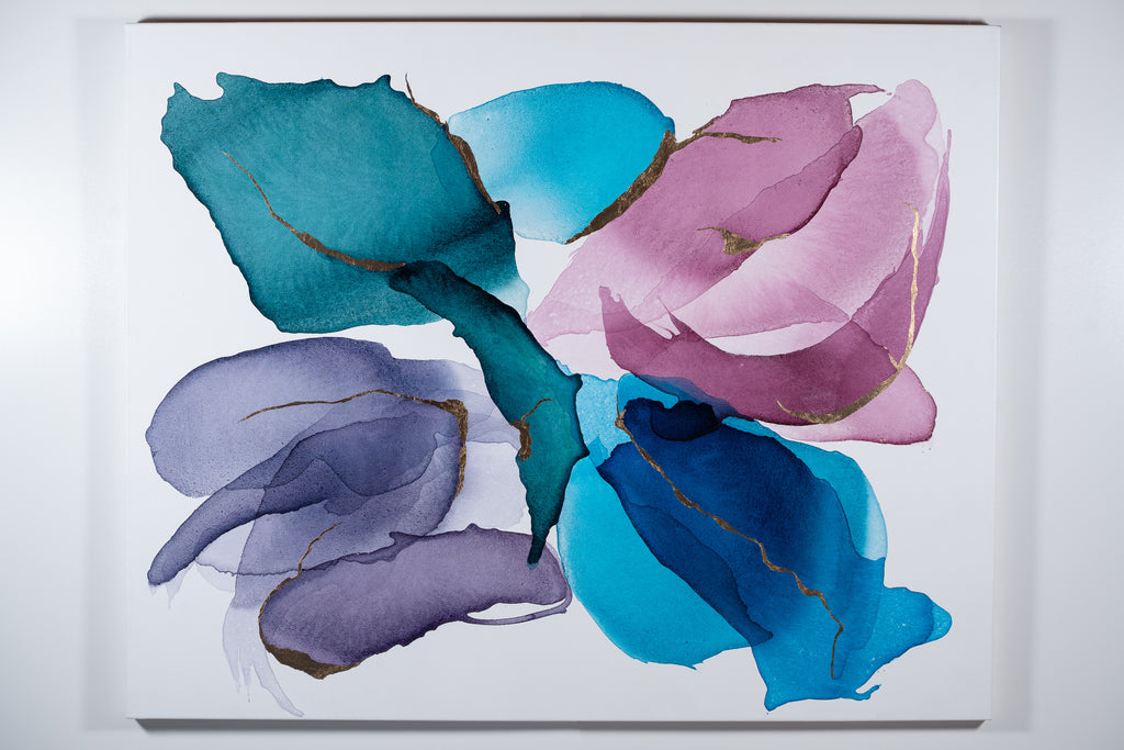 Aurum Bloom | 48"x60"