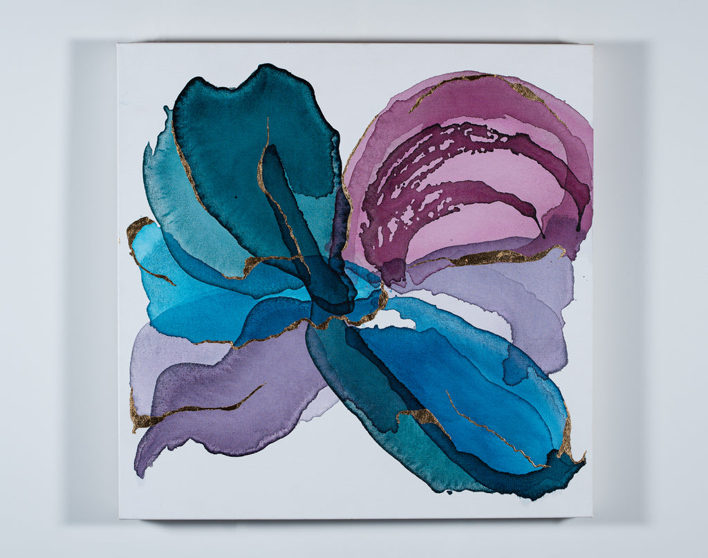 Aurum Petals | 24"x24"