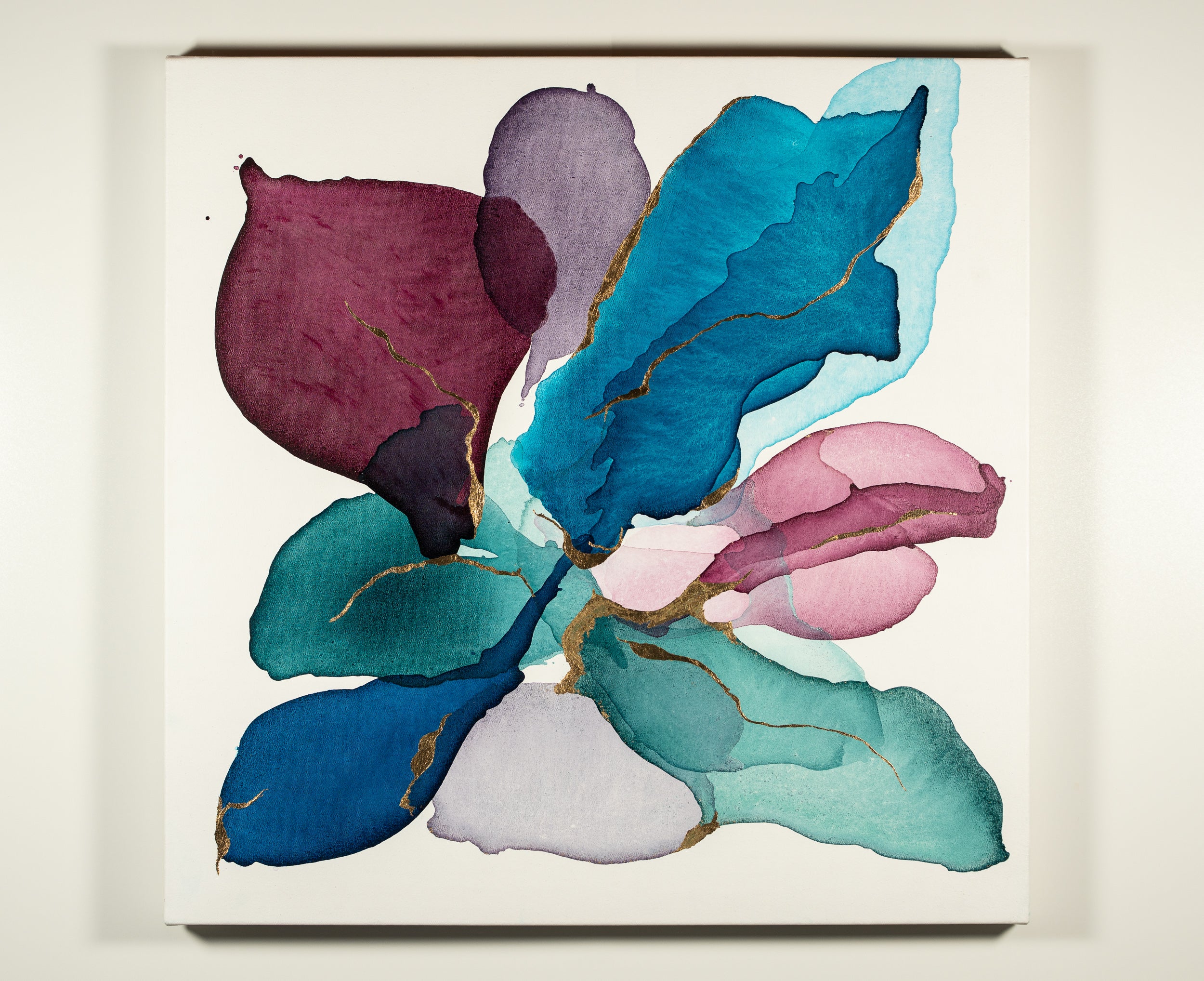 Gilded Flora | 36"x36"