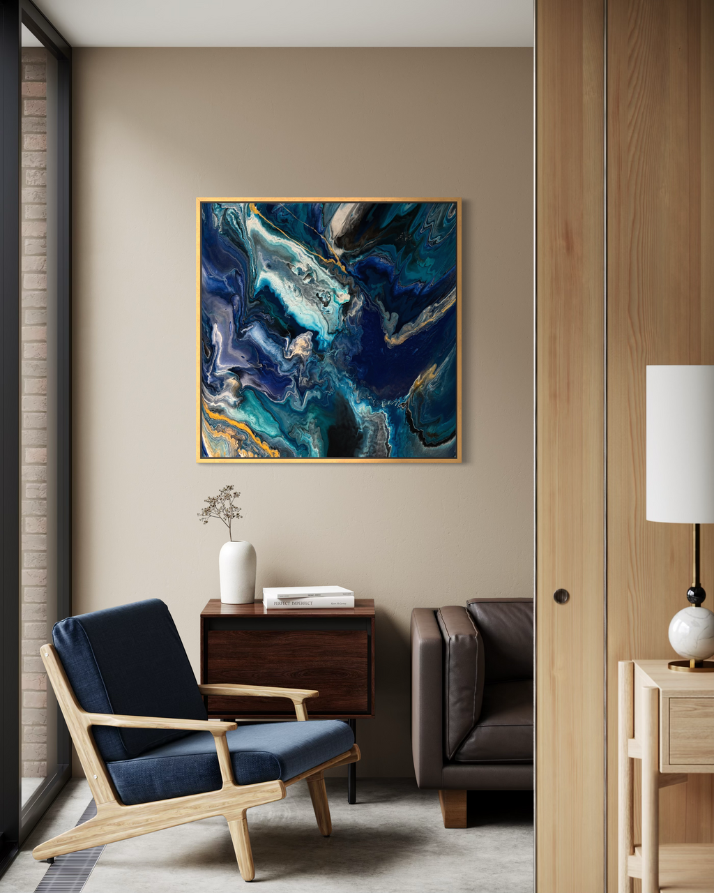 Blue Abyss | 36"x36"