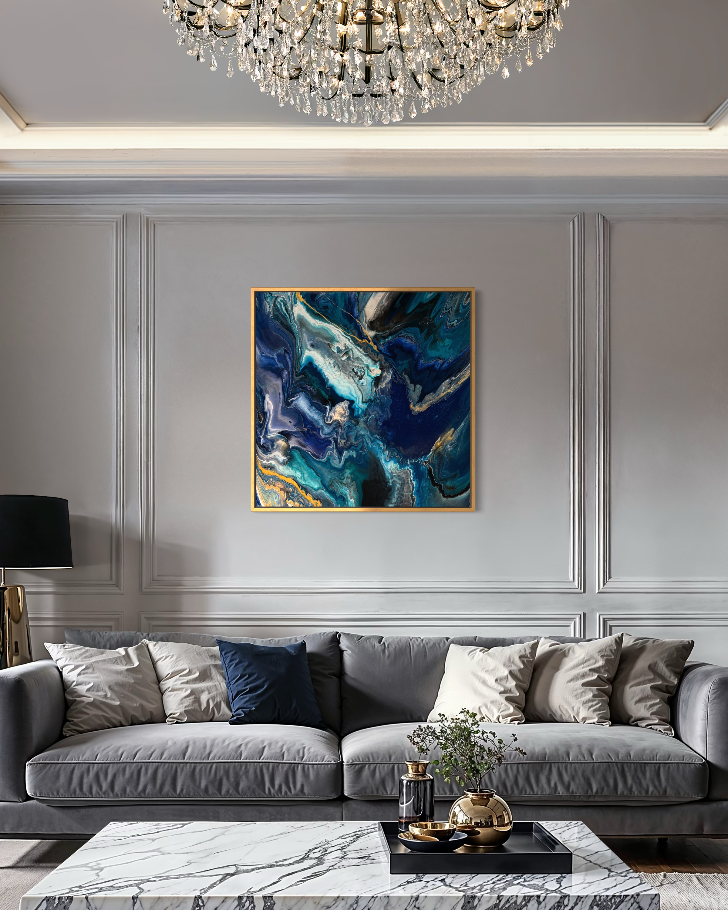 Blue Abyss | 36"x36"