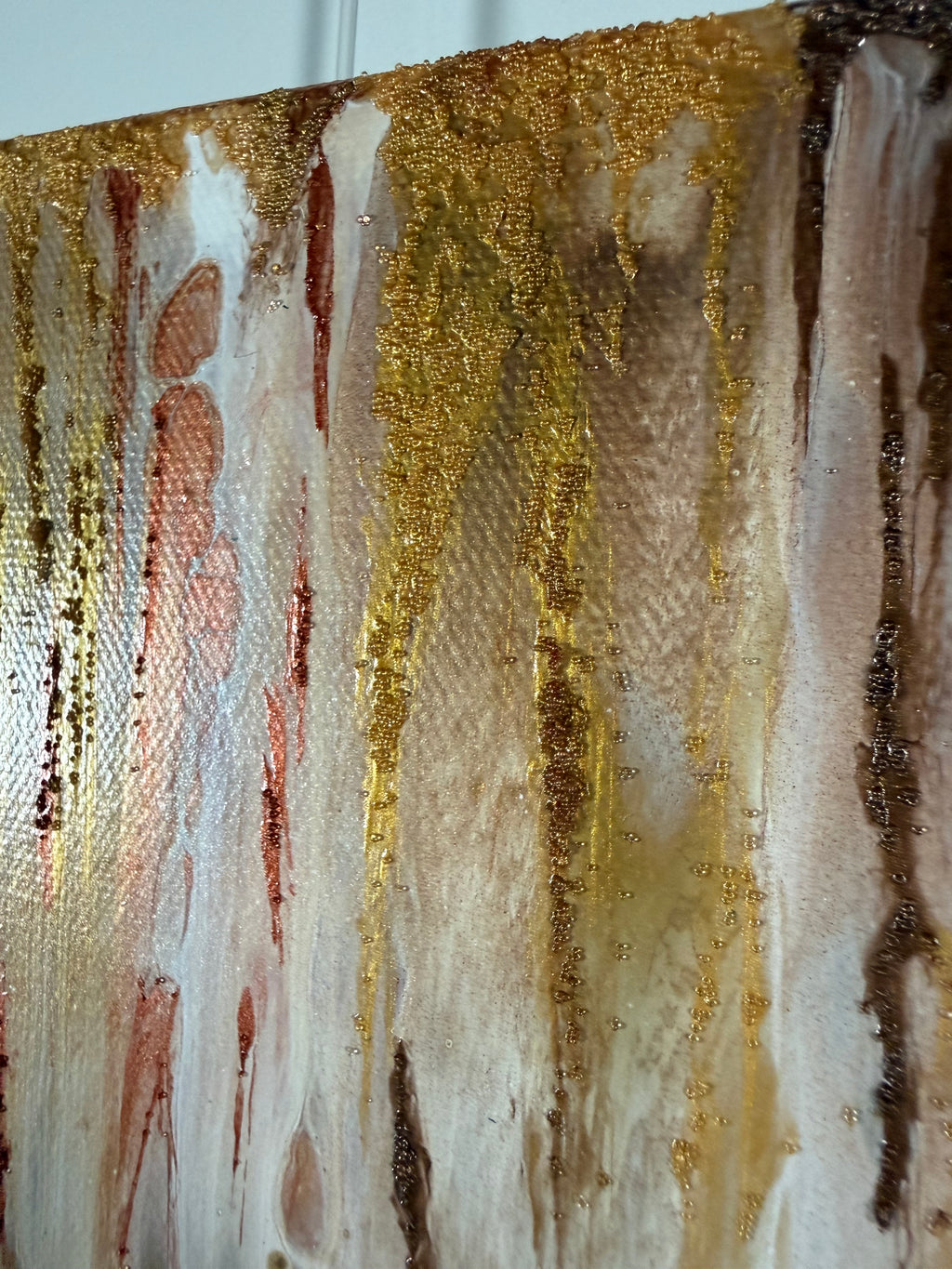 Gilded Veil | 12"x36"