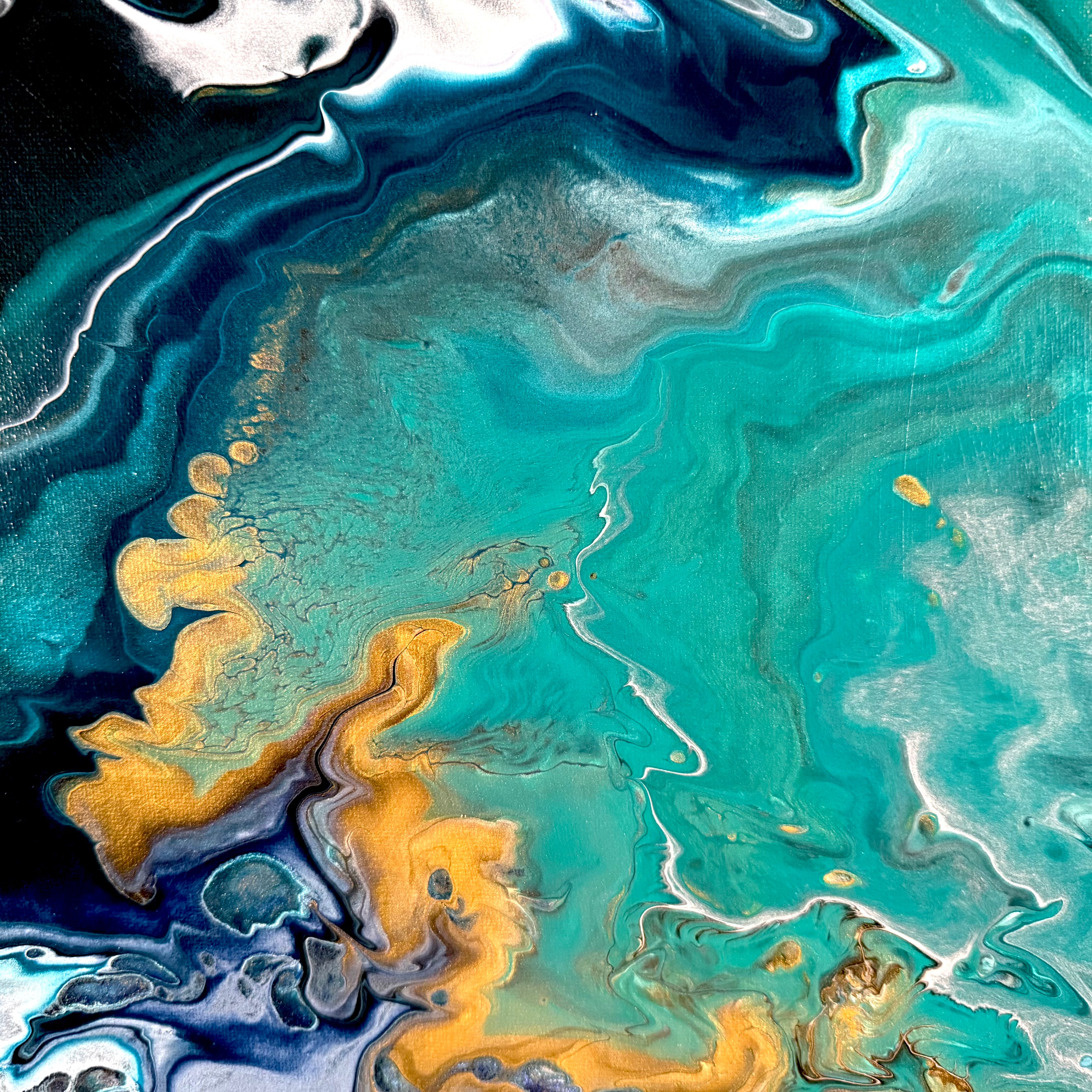 Mineral Lagoon | 14"x 14"