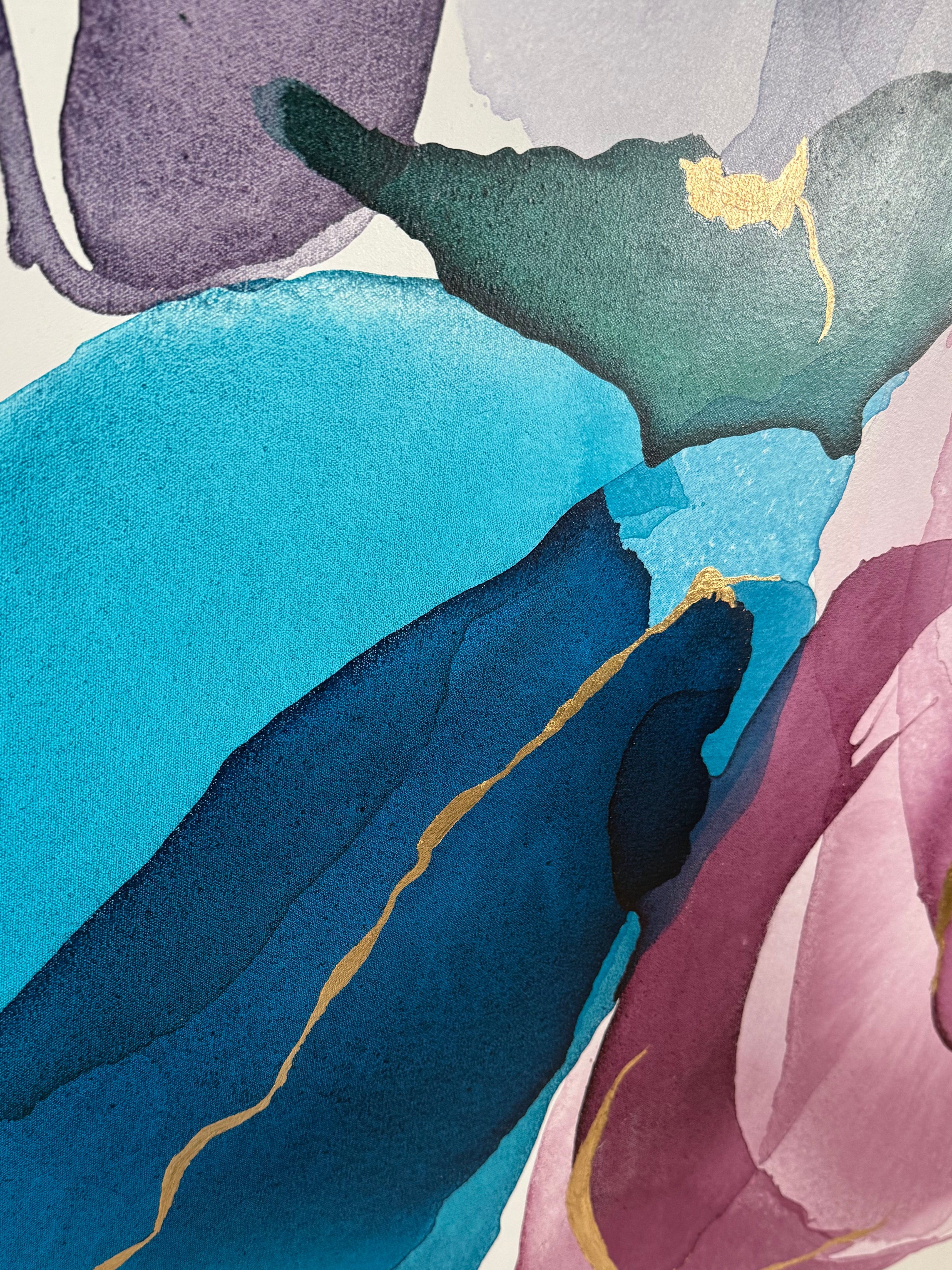 Aurum Bloom | 48"x60"