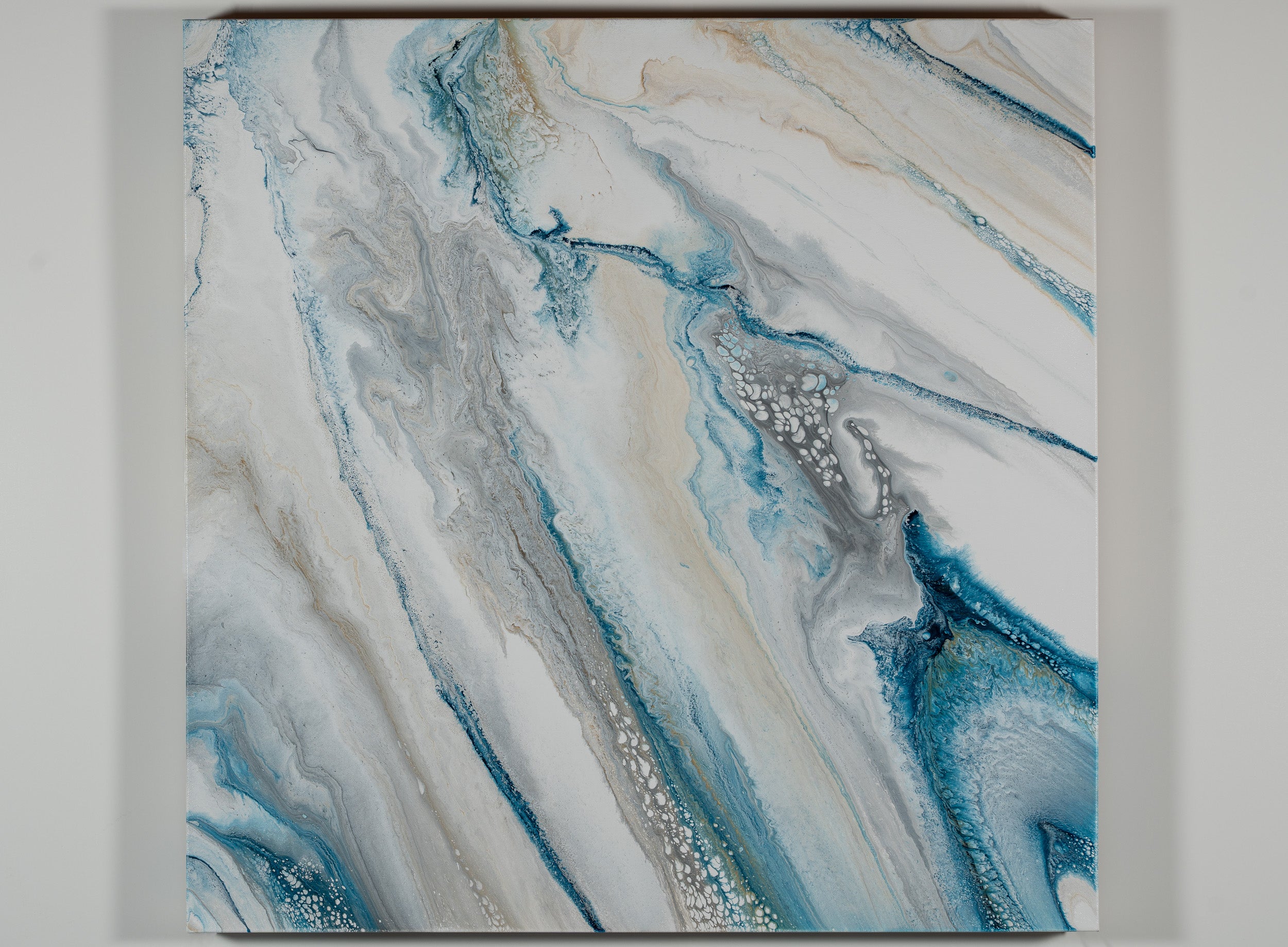 Littoral Strata | 36"x36"