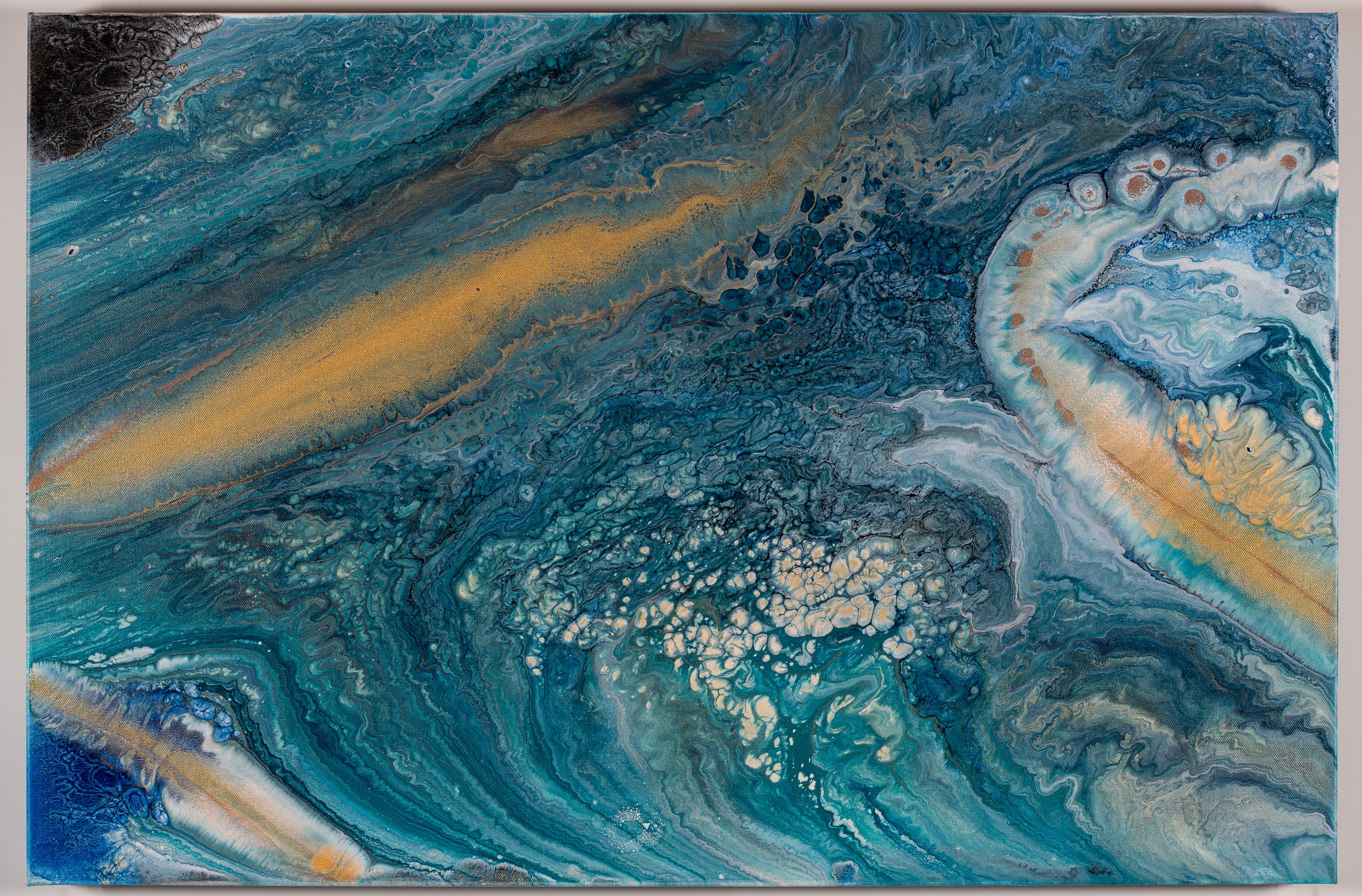 Molten Waves | 36"x24"