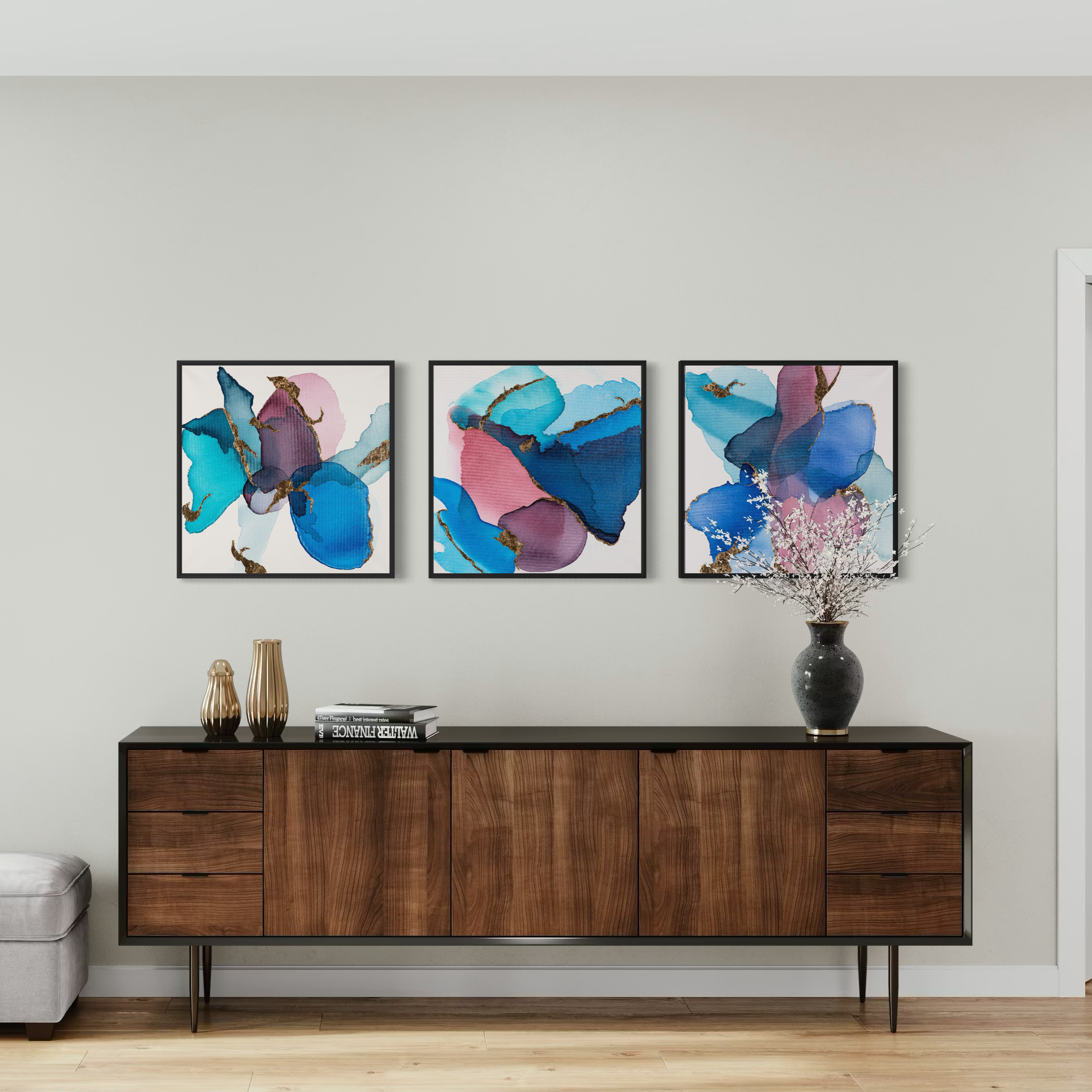 Orchid Dreams | 72"x24" (Triptych)