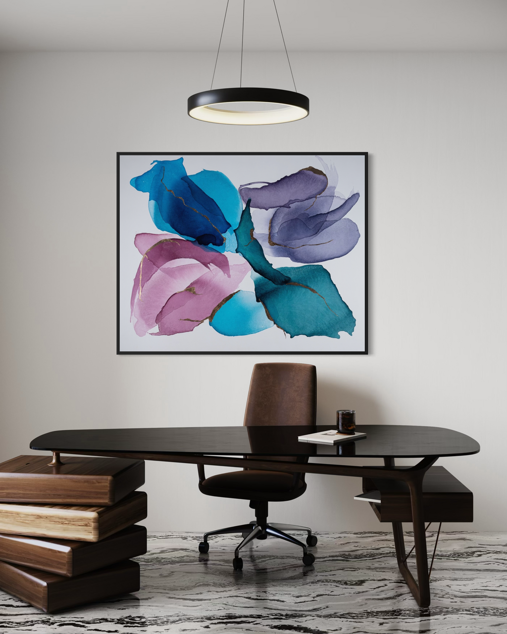 Aurum Bloom | 48"x60"