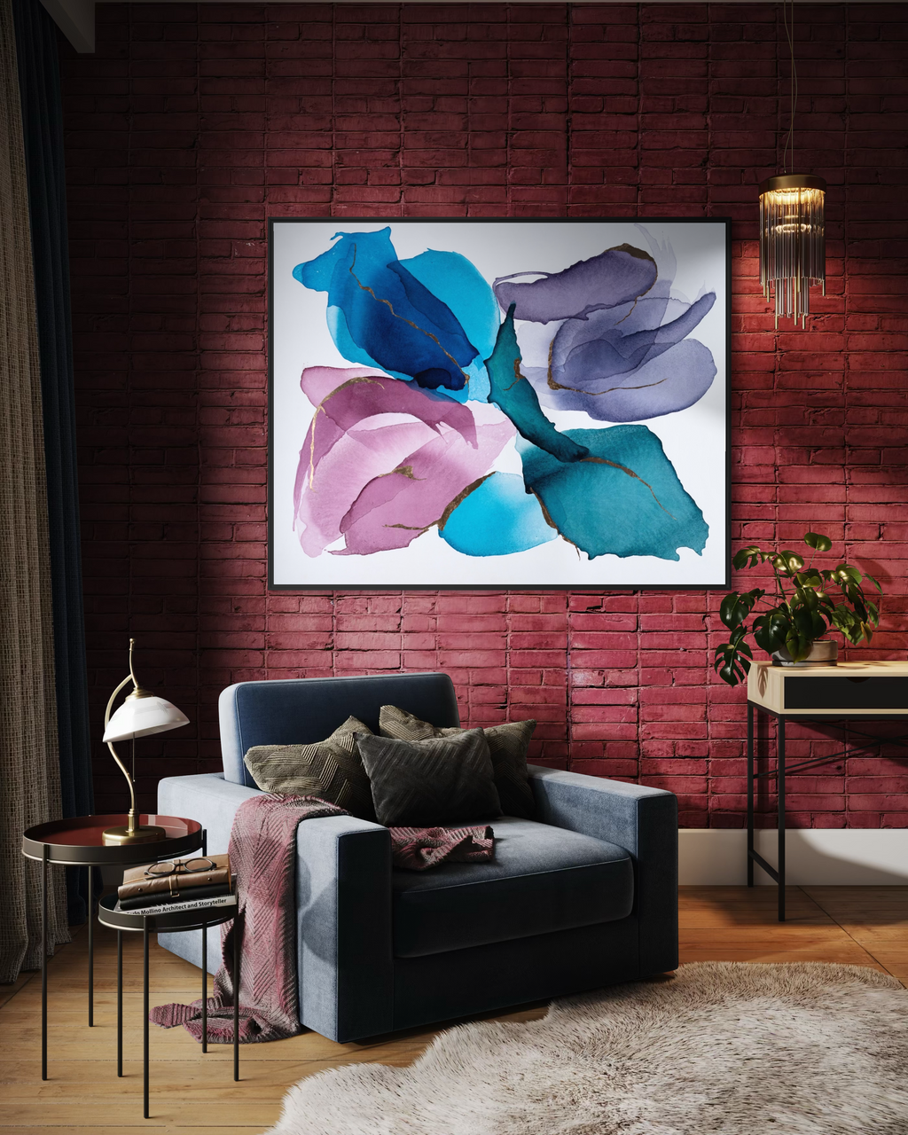 Aurum Bloom | 48"x60"