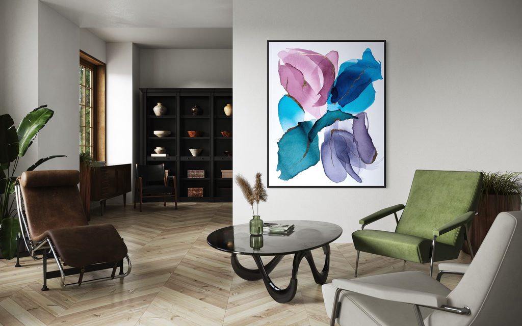 Aurum Bloom | 48"x60"
