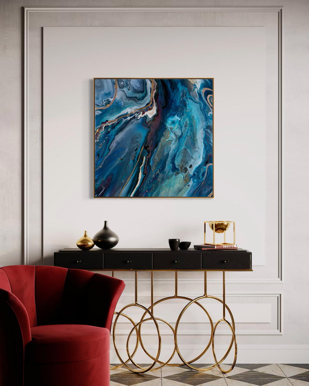 Blue Meridian | 36"x36"
