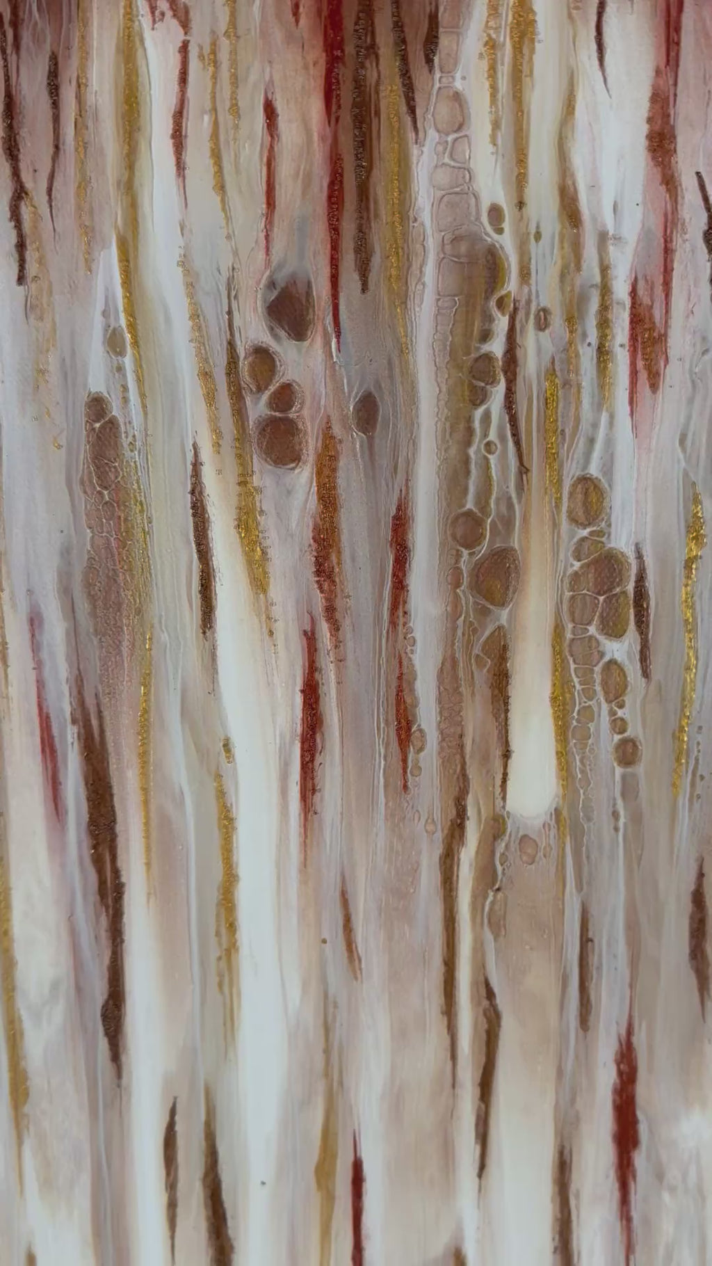 Gilded Veil | 12"x36"